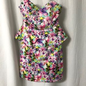 Showpo floral mint dress